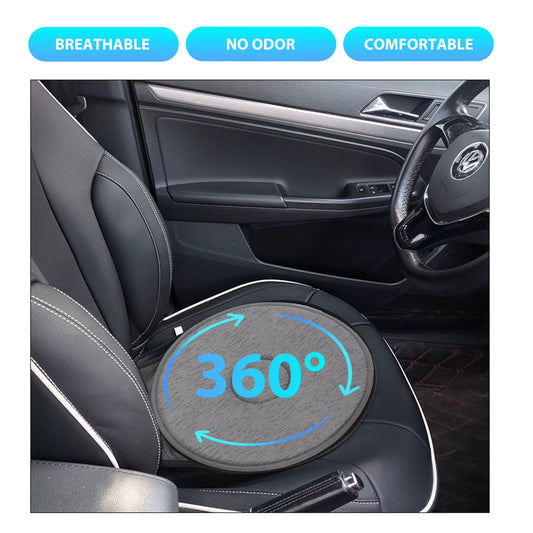 Car Seat Cushion Portable Soft Breathable 360 Degree Rotation Seat Cushion for Elderly Pregnant Women Rotating Car Seat Cushion