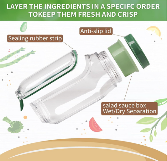 Salad Buddy™️ Side Jar