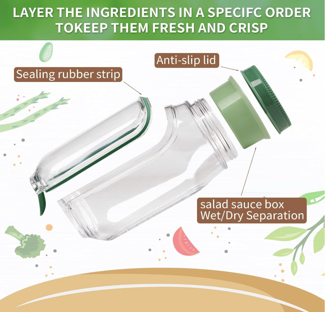 Salad Buddy™️ Side Jar